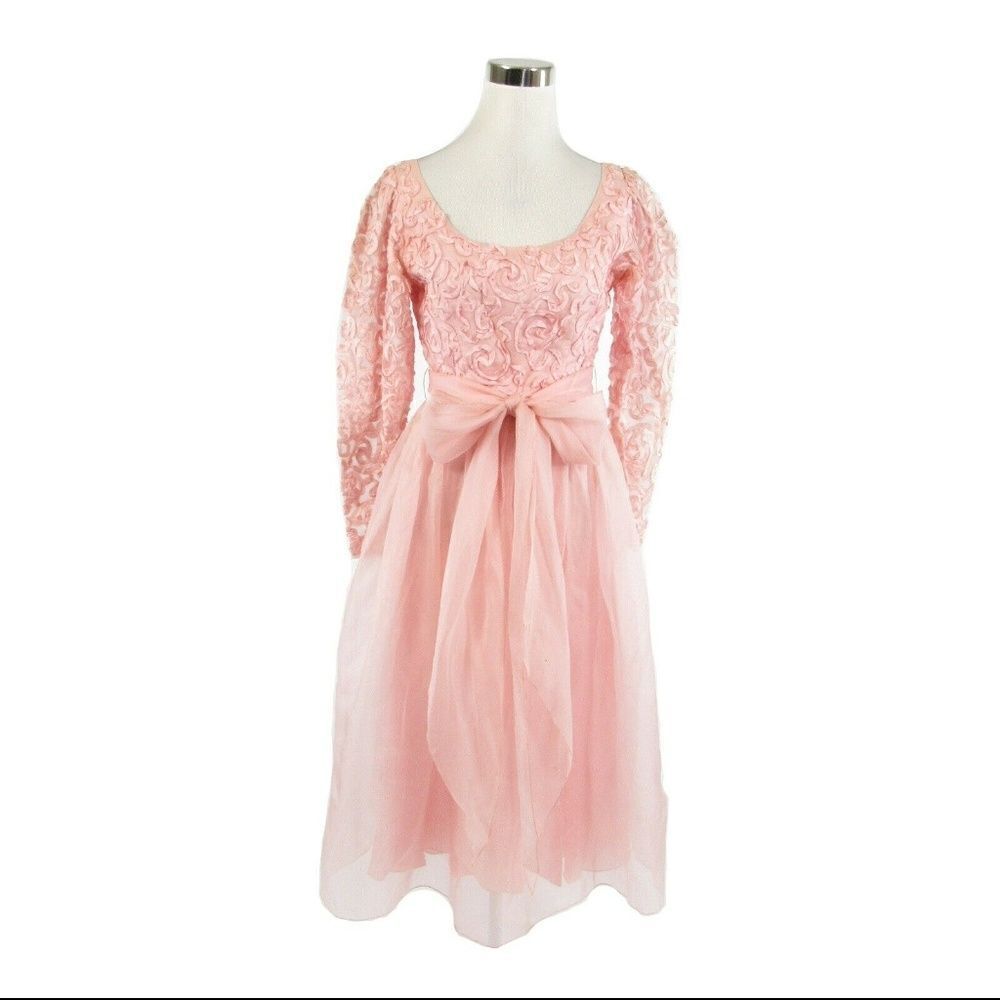 Dominic Rompollo pink vintage dress XS